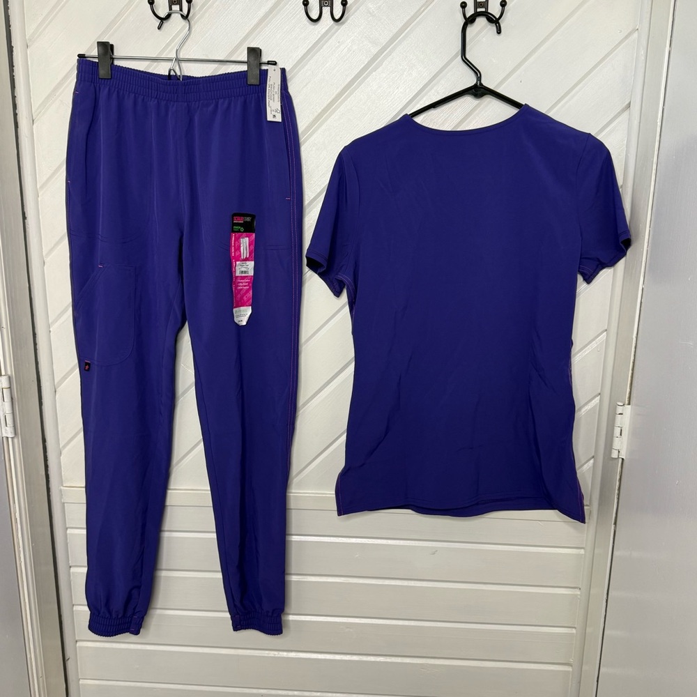 Scrubstar Women's Vibrant Blue Scrub Set